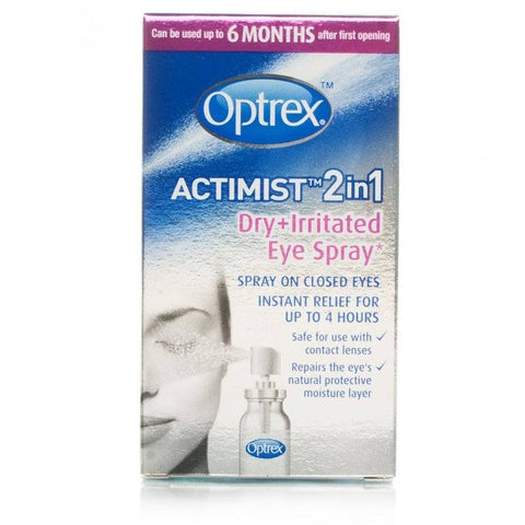 Optrex Actimist 2 in 1 Dry + Irritated Eye Spray (10ml Spray Bottle)