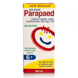 Paracetamol 250mg/5ml Oral Suspension (200ml Bottle)