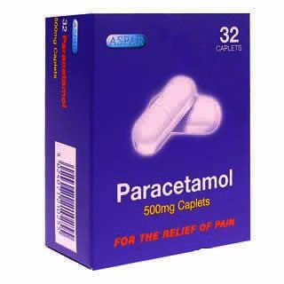 Paracetamol Caplets 500mg FREE DELIVERY (32 Caplets)