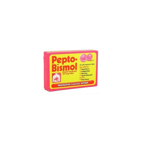 Pepto-Bismol Chewable Tablets (24 Tablets)