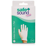 Safe & Sound Cotton Gloves Large (1 Pair)