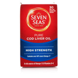 Seven Seas High Strength Pure Cod Liver Oil With Omega 3 Capsules (30 Capsules)