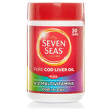 Seven Seas One-A-Day Cod Liver Oil Plus Multivitamins (30 Capsules)