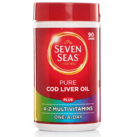 Seven Seas One-A-Day Cod Liver Oil Plus Multivitamins (90 Capsules)