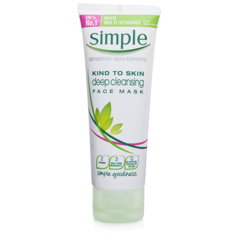 Simple Kind To Skin Deep Cleansing Face Mask (75ml Tube)