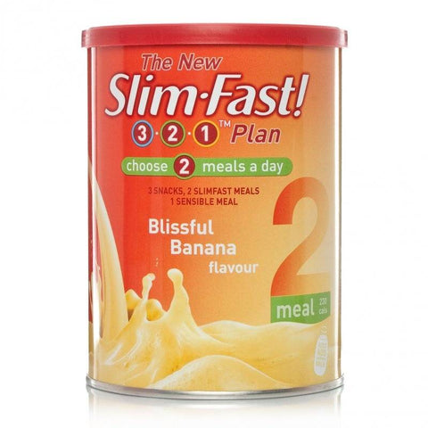 Slim Fast Blissful Banana Milkshake Powder (438g)