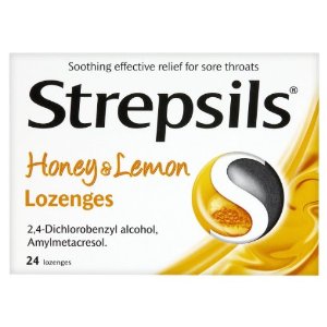 Strepsils Honey and Lemon lozenges (24 Lozenges)