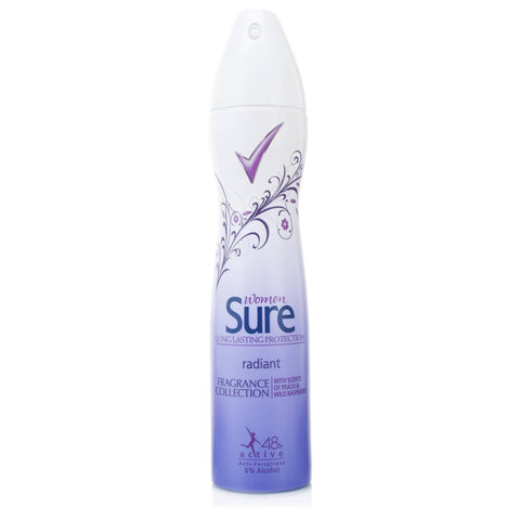 Sure Women Fragrance Collection Radiant 48h Active Anti-Perspirant (250ml)