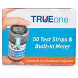 TRUEone All-In-One Blood Glucose Monitor With Test Strips (50 Strips)