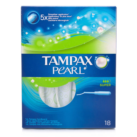 Tampax Pearl Super Tampons (18 Tampons)