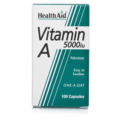 HealthAid Vitamin A 5000iu (100 Capsules)
