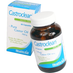 HealthAid Castroclean (Castor Oil) 700mg (60 Capsules)