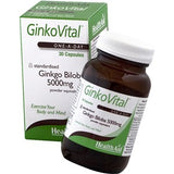 HealthAid GinkoVital (Ginkgo Biloba) 5000mg (30 Capsules)