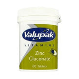 Valupak Zinc Gluconate 10mg (60 Tablets)
