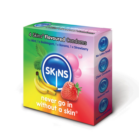 Skins Flavoured Condoms (4 Pack)
