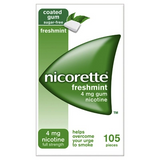 Nicorette Gum 4mg Freshmint (105 Pieces)