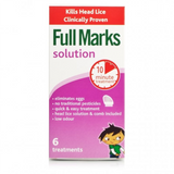 Full Marks Head Lice Solution (6 Treatments: 300ml Bottle + Comb)