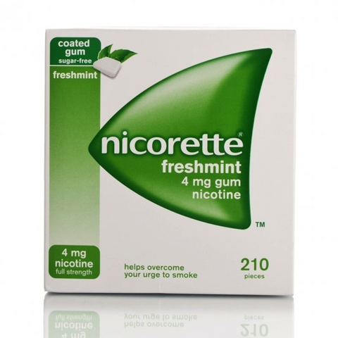 Nicorette Gum 4mg Freshmint Gum (210 Pieces)
