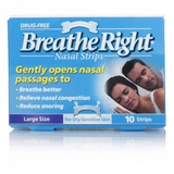 Breathe Right Nasal Strips CLEAR - Large Size (10 Clear Strips)