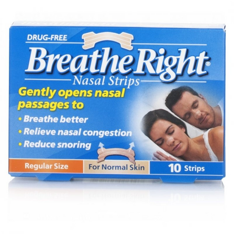 Breathe Right Nasal Strips Regular Size (10 Strips)
