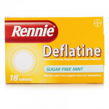 Rennie Deflatine Sugar Free Mint (36 Tablets)