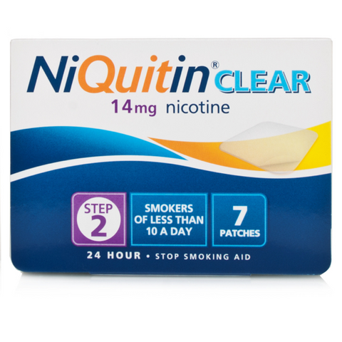 NiQuitin CQ Clear Patch 14mg - Step 2 (7 Patches)