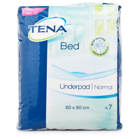 Tena Bed Underpads 60cm x 90cm (7 Underpads)