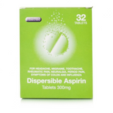 Asprin Dispersible Tablets 300mg (32 Tablets)
