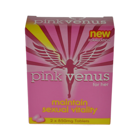 Pink Venus Single Pack 2 x 850mg Pills