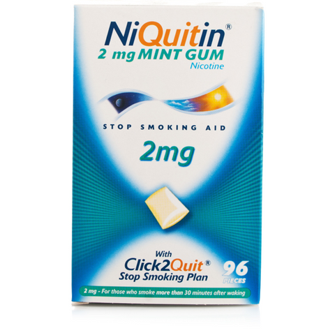 NiQuitin 2mg Gum Mint (96 Pieces)