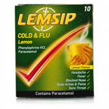 Lemsip Cold & Flu Lemon Flavour (10 Sachets)