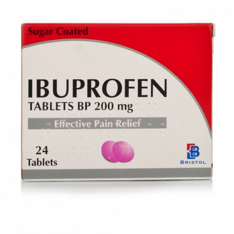 Ibuprofen Tablets 200mg FREE DELIVERY (24 Tablets)