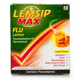 Lemsip Max Flu Lemon Flavour (10 Sachets)