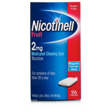 Nicotinell Gum 2mg Fruit (96 Pieces)